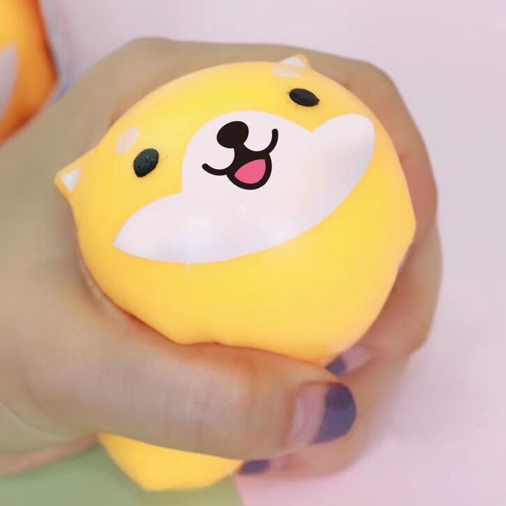 🔥HOT TIKTOK🔥Con chó Shiba Vàng siêu kute-đồ chơi squishy hình con chó SHIBA màu vàng đáng yêu  kéo dài GUDETAMA giúp g