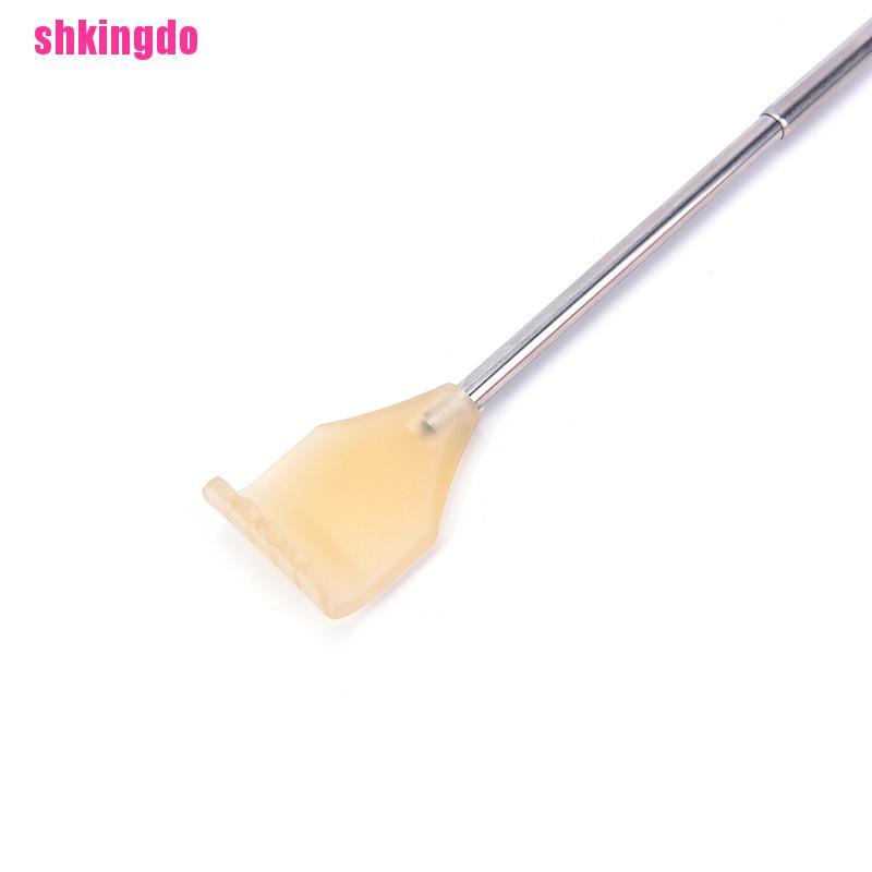 Cây gãi lưng thép không gỉ có thể thu gọn kéo dài được tiện lợi