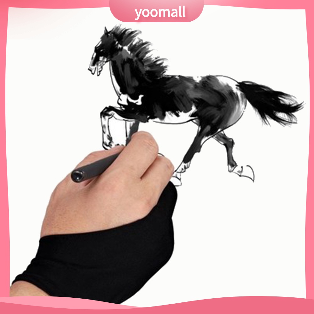 Yomall♡ 1 Găng Tay Hai Ngón Chống Bám Bẩn Dùng Vẽ Tranh / Bút Đồ Họa
