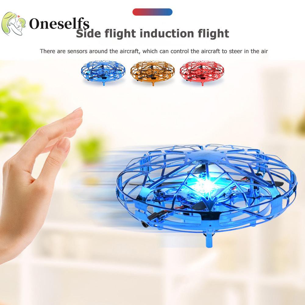 Bộ Đồ Chơi Máy Bay Ufo Mini Cảm Biến Hồng Ngoại Cho Bé