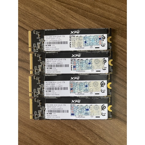 Ổ Cứng SSD ADATA XPG SX8100 1TB PCIe 3x4 NVMe M.2 2280