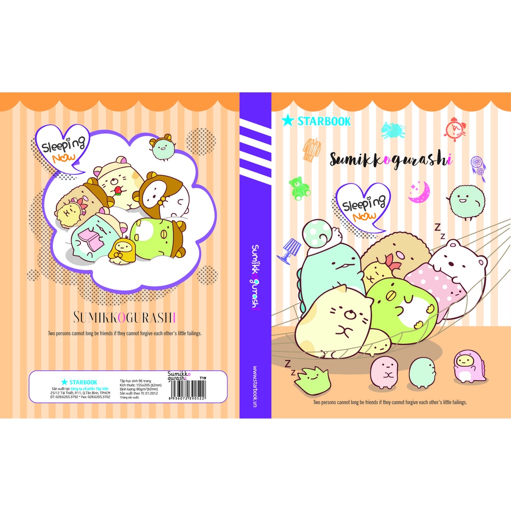 Tập Học Sinh Caro Starbook SUMIKKO GURASHI T70R