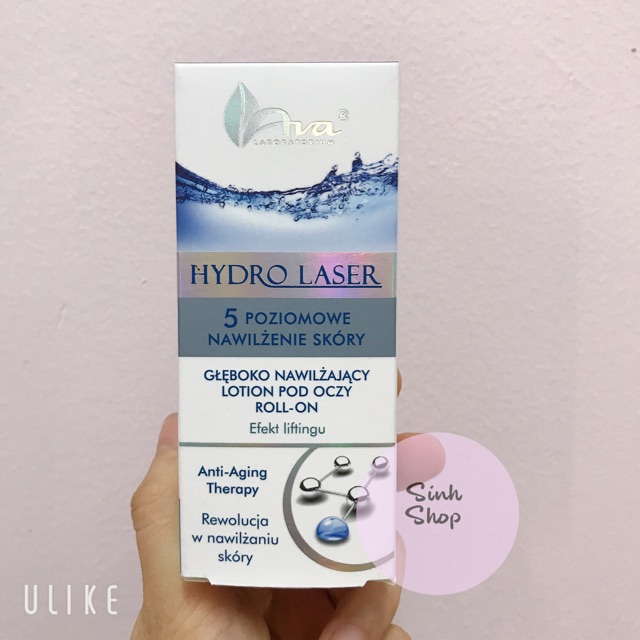 cây lăn chống nhăn và giảm thâm vùng mắt hydro laser ava