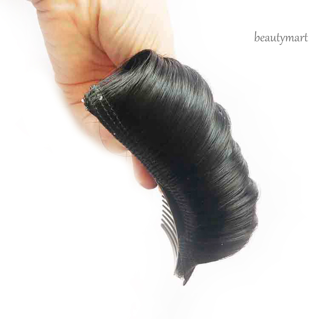 [Hàng mới về] Lược cài tóc an toàn kèm sợi nhân tạo mềm mại tạo búi tóc thời trang cho nữ