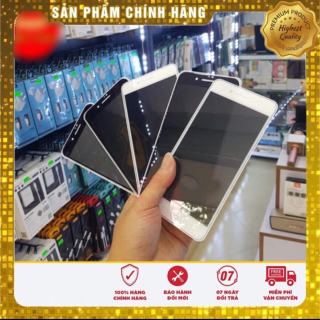 Miếng dán Kính Cường Lực chống nhìn trộm FULL màn iphone  6 6S 7 8 SE / PLUS / X XR XS / MAX / 11 / 12 / MINI / PRO/ MAX