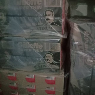 Lốc 20 Hộp [5 + 1] Lưỡi Lam Gillette Super Thin