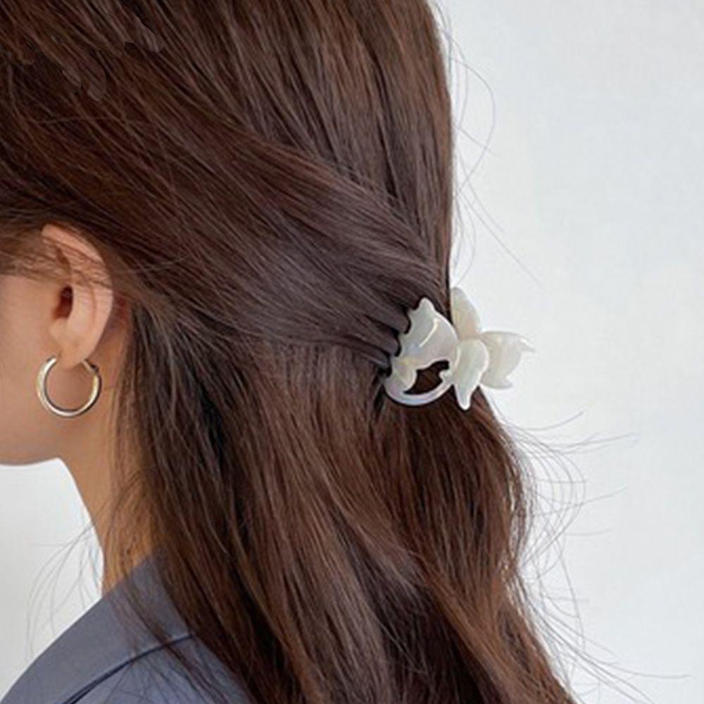 NICKOLAS Kẹp Tóc Càng Cua Mini Nhiều Màu Sắc Ngọt Ngào Phong Cách Hàn Quốc Thời Trang Cho Nữ