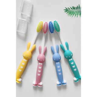 Bàn chải đánh răng vệ sinh răng miệng cho bé (set 4 chiếc )