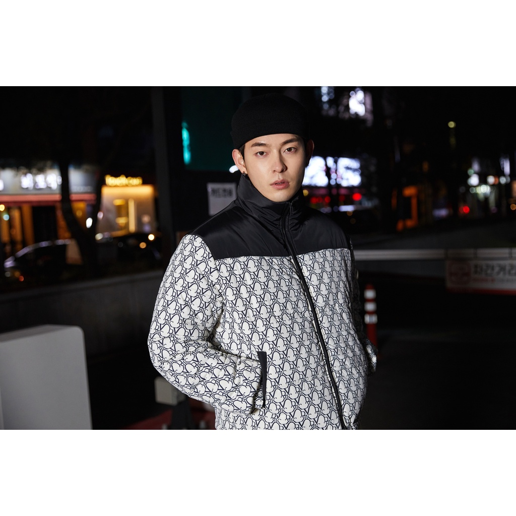 DVRK - Áo khoác phao in họa tiết MONOGRAM-DVRK-22SS