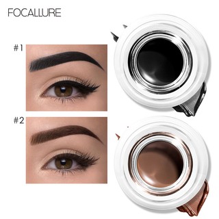 [Hàng mới về] Gel kẻ mắt và lông mày Focallure 28g lâu trôi 5 màu sắc tùy chọn