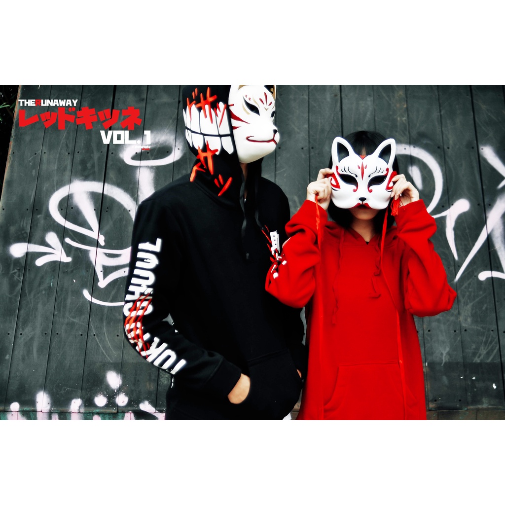 Áo Hoodie Urban Kitsune: Kaneki nỉ bông ngoại nhập by The Runaway