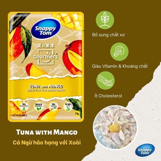 [COMBO 12 GÓI] Pate Snappy Tom thịt cá túi 85G
