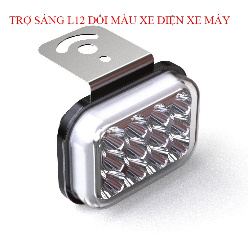 Đèn trợ sáng xe máy c8 mắt lắp mọi loại xe