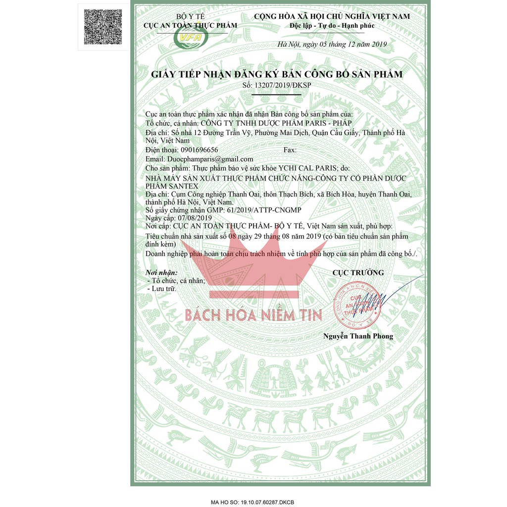 Canxi Tăng Chiều Cao Cho Bé YCHI CAL-PARIS - Bổ Sung Canxi, Vitamin D3, Vitamin K2 Giúp Phát Triển Xương, Tăng Chiều Cao | Thế Giới Skin Care