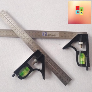 Thước ke góc vuông góc 45 độ đa năng 30cm