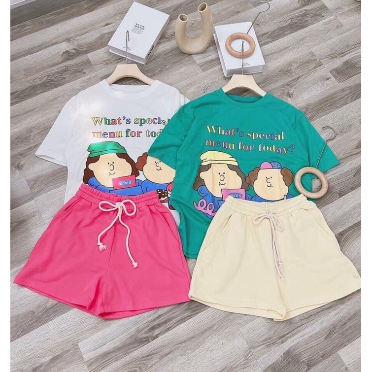 bộ cotton size đại cho bé gái