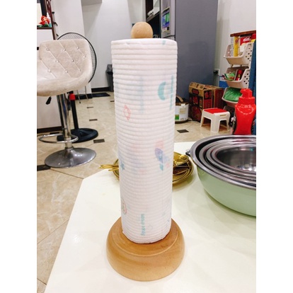 Cọc gỗ cắm cuộn giấy lau đa năng-tiện dụng,siêu rẻ