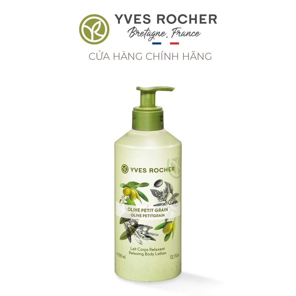 Sữa Dưỡng Thể Yves Rocher Relaxing Body Lotion Olive Petit Grain 390ml | BigBuy360 - bigbuy360.vn