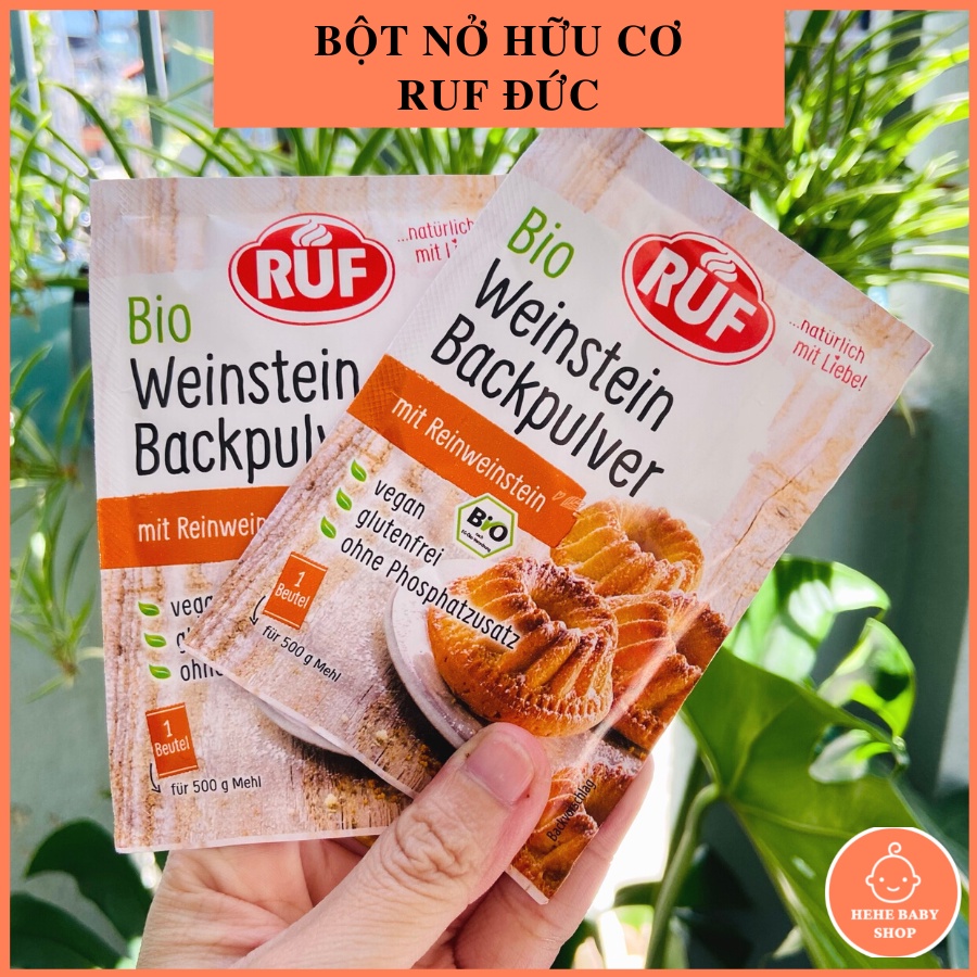 Bột Nở Hữu Cơ Ruf gói 20gam