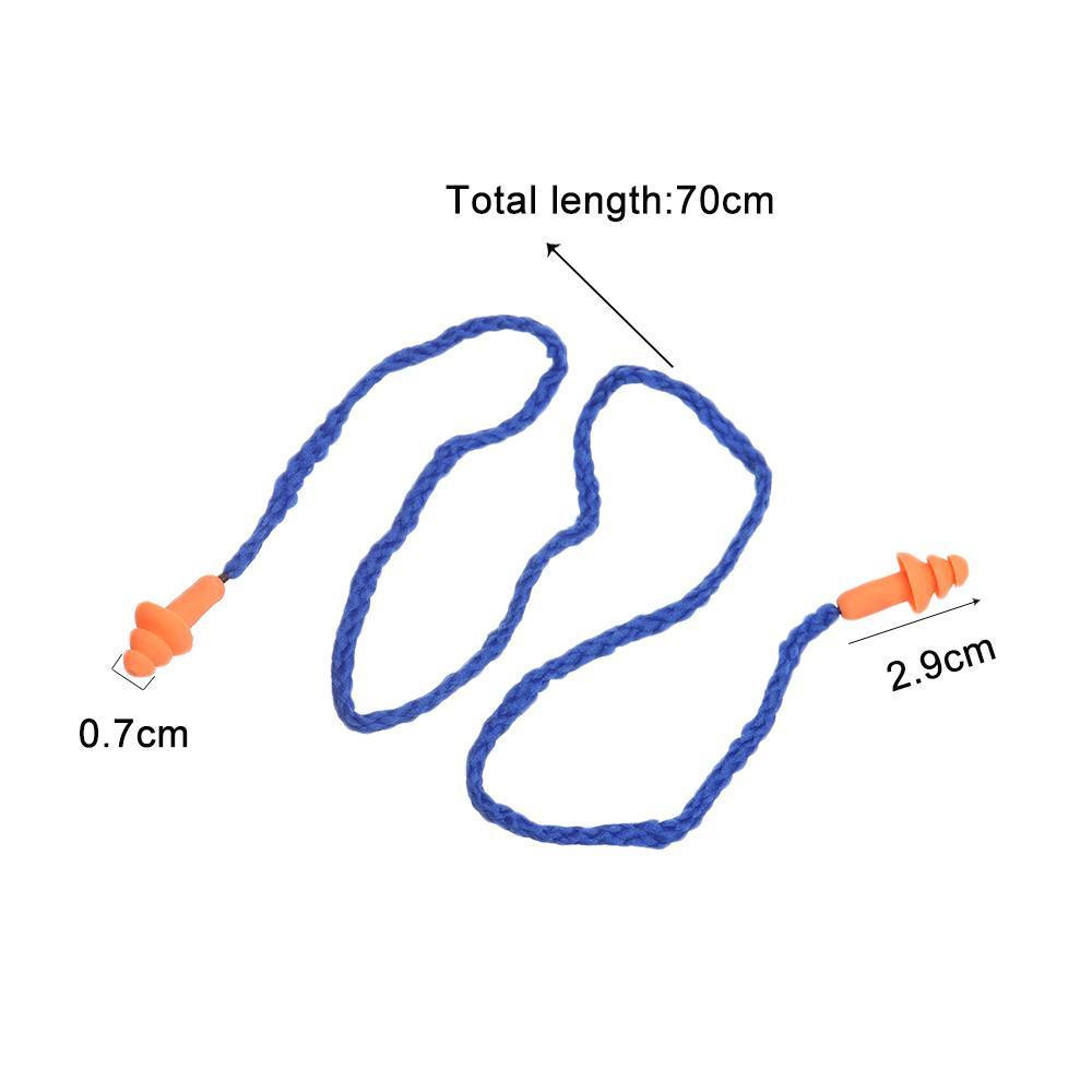 Bộ 10 Nút Bịt Tai Bằng Silicone Mềm Chống Ồn Hình Cây Thông Giáng Sinh