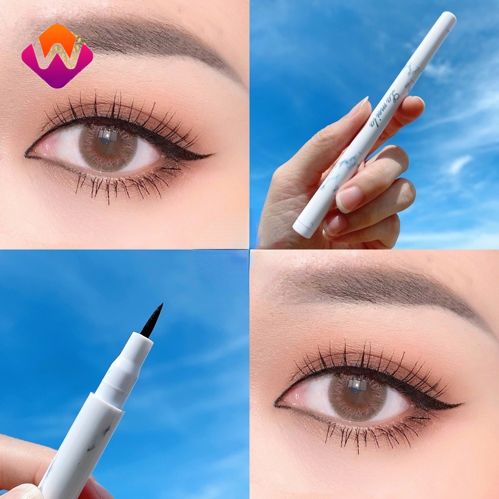 [Hàng mới về] Kẻ mắt chống nước nhanh khô Lameila Km13 vỏ bạc