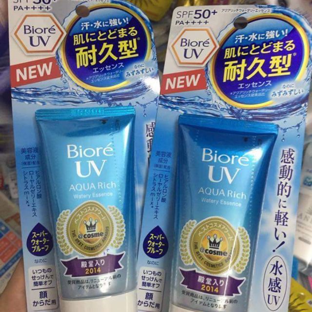 Kem chống nắng Biore UV Aqua Rich Watery Esence
