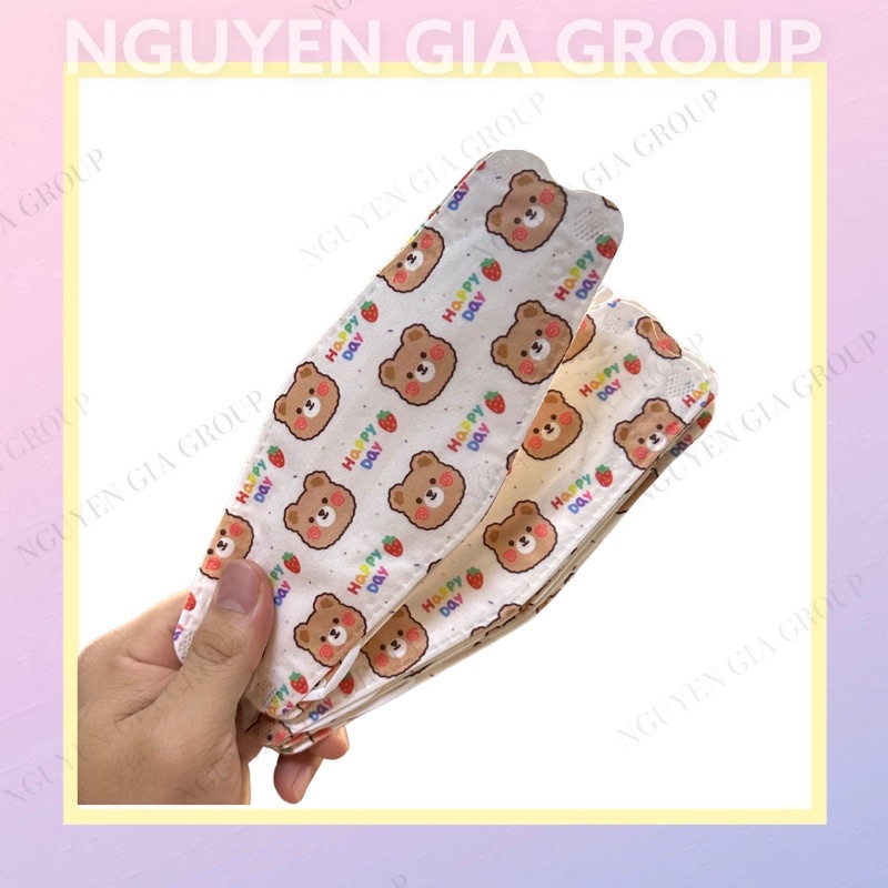 bịch 10 cái khẩu trang KF94 nội địa Trung loại tốt, mịn ko ngứa da, quai mềm  ko đau tai Nguyễn Gia group cao đạt q5