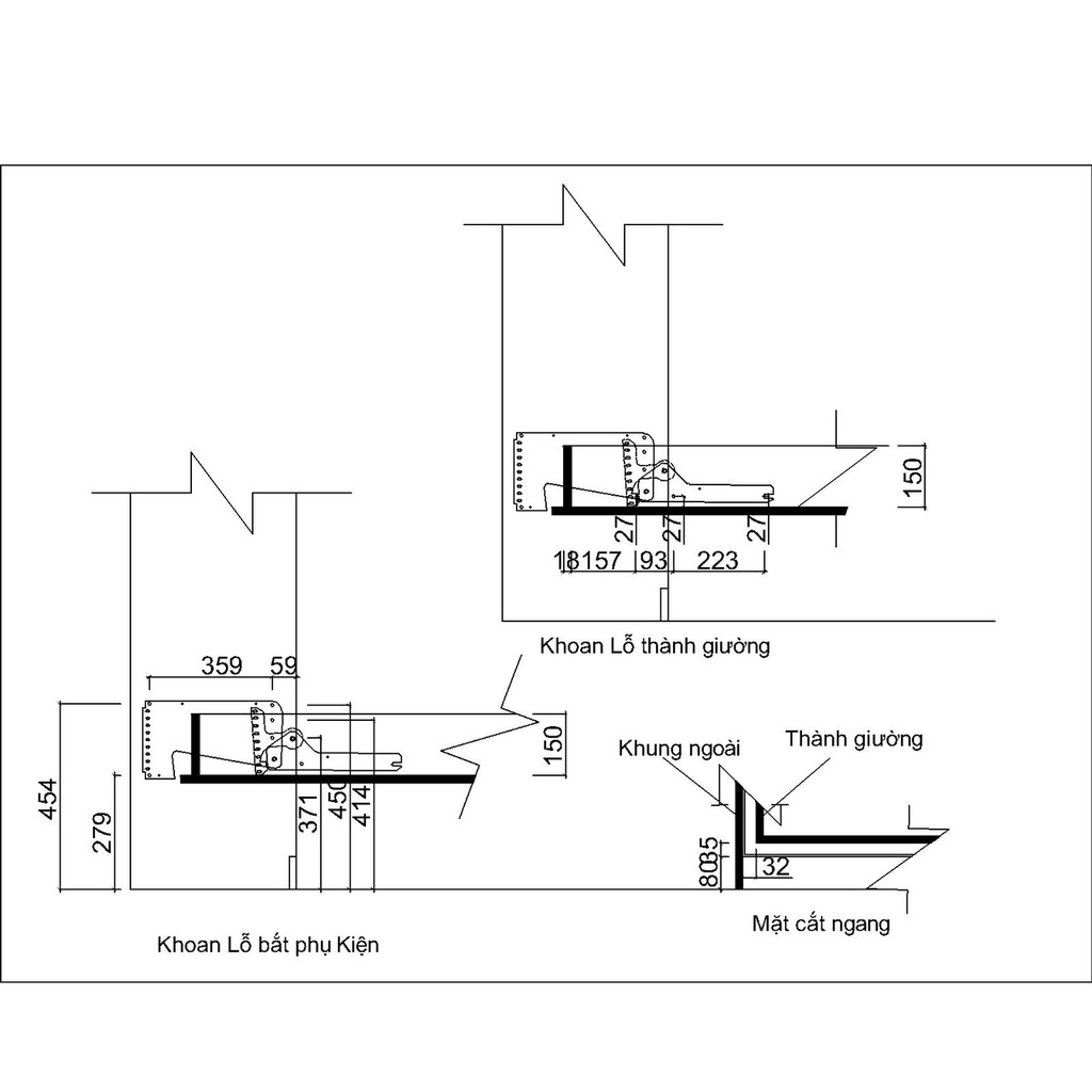 Phụ kiện giường gấp thông minh