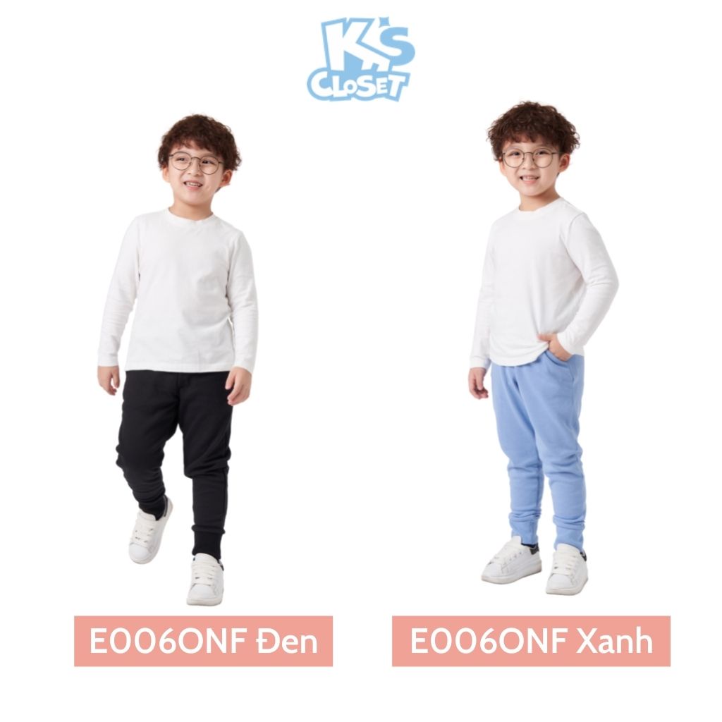 Quần Jogger cho bé K'S CLOSET (3 - 9 Tuổi) KT357ONF / E006ONF