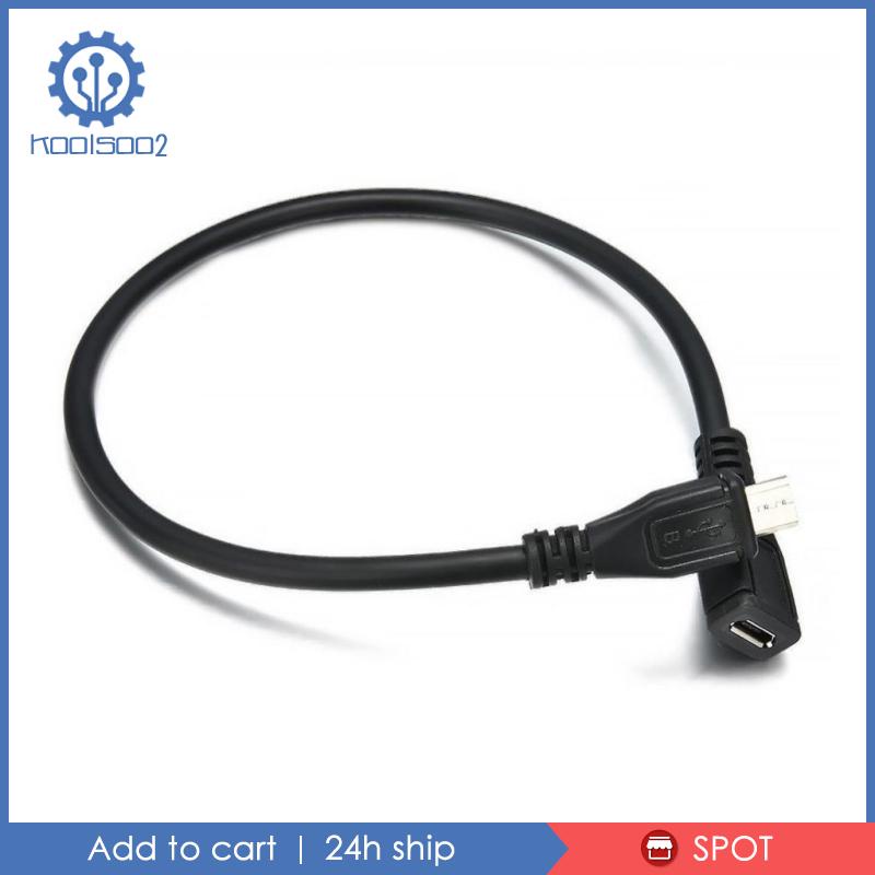 Dây Cáp Nối Dài 25cm Chuyển Đổi Từ Đầu Cắm Micro USB Sang Cổng Cắm Micro USB