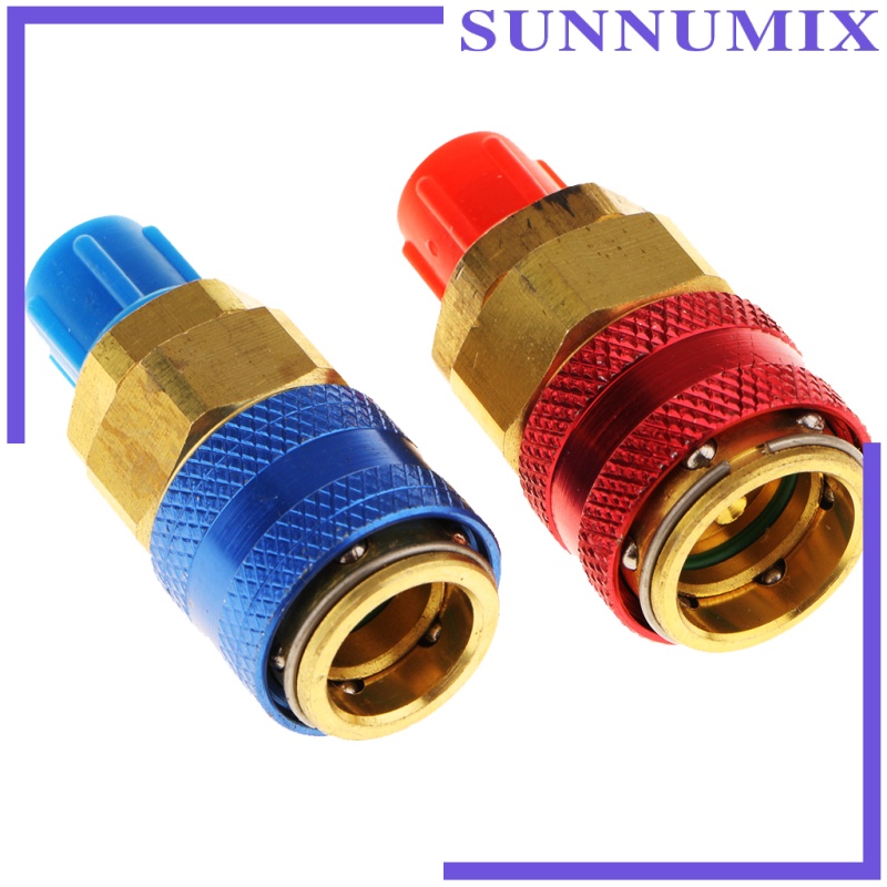 1 Cặp Đầu Nối R134a Cho Máy Điều Hòa Xe Hơi