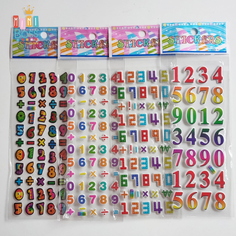 Sticker cho bé Mini Boss - Các mẫu sticker hoạt hình siêu nhân thưởng cho bé yêu giá siêu rẻ