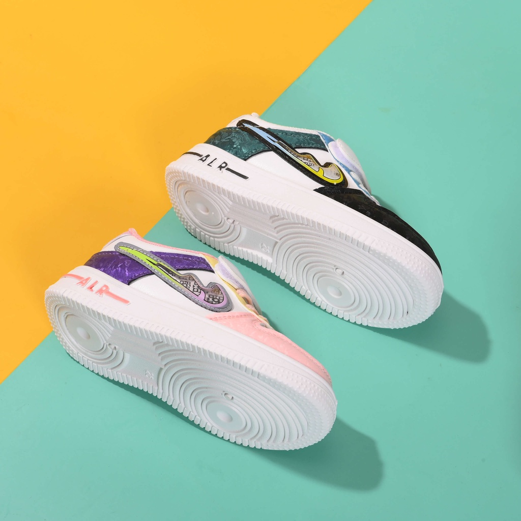 Giày Sneaker Cho Bé Phù Hợp Cả Bé Trai Và Bé Gái 2-14 Tuổi Kiểu Dáng Phong Cách Chất Liệu Mềm Êm Cao Cấp Đế Chống Trượt