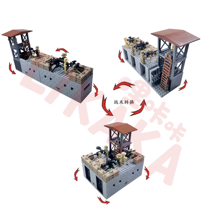 Mô Hình Lắp Ráp Mô Phỏng Quân Đội / Còi Thổi Mini DIY Đứng