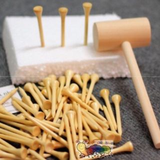 [Shopee Trợ Giá] Búa Gỗ Và Đinh Gỗ Rèn Kỹ Năng Cho Trẻ