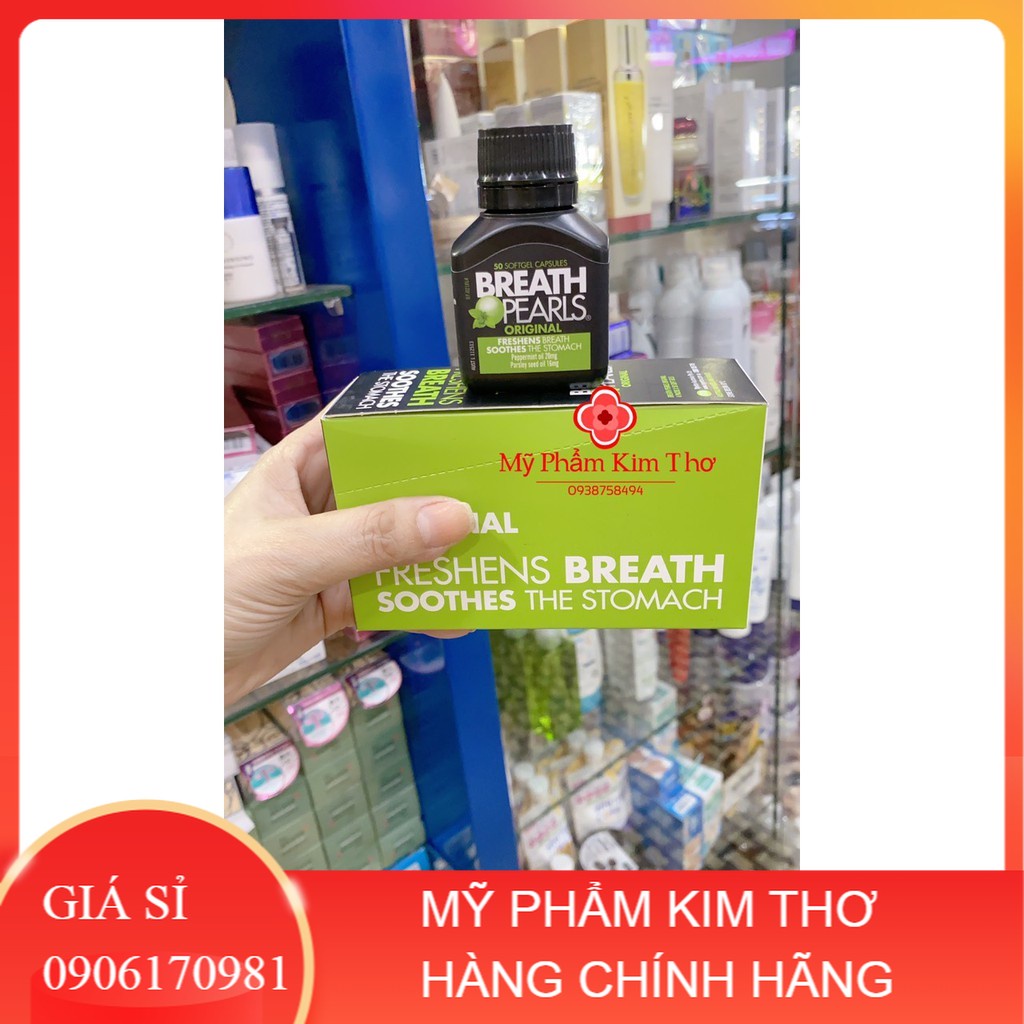 Viên Thơm Miệng Úc BREATH PEARL date mới nhất