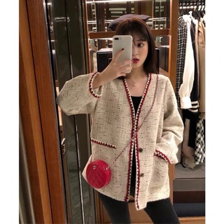 Sẵn S size khác Oder dạ tweed kèm ảnh thật