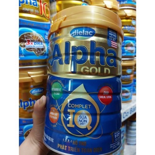 Sữa Bột Alpha Gold IQ 1 800g ( Mẫu mới )