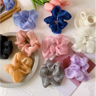 Cột tóc Vải Scrunchies- Dây cột tóc dễ thương nhiều màu