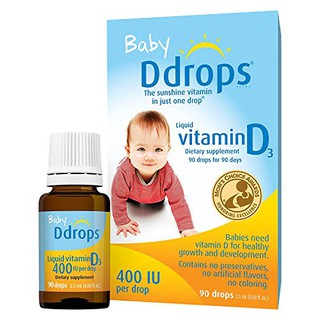 DDROP (MỸ) - VITAMIN D 400IU DẠNG GIỌT CHO BÉ