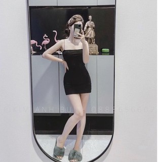 Váy bún 2 dây nữ siêu hot, đầm maxi hai dây