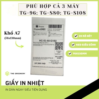 Giấy in nhiệt a7 500 tờ in tự dính - in đơn tmđt/hình ảnh thực tế