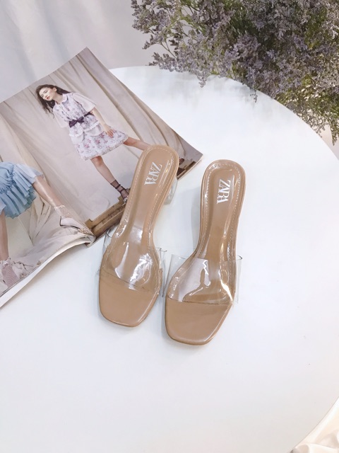 ☘️ Guốc mika gót vuông 3cm