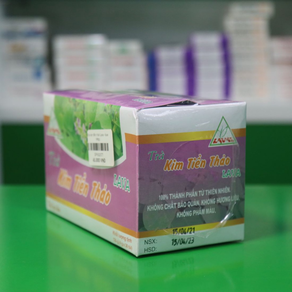 Trà Kim Tiền Thảo LAVA - Hỗ Trợ giảm Sỏi Niệu, Sỏi Mật (Hộp 30 gói)