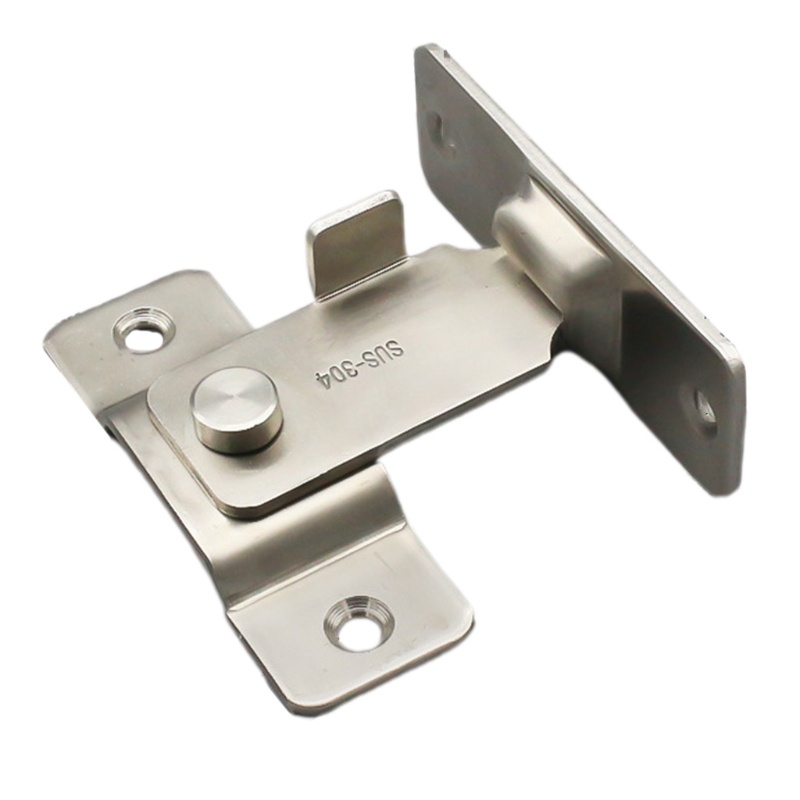 Chốt Khóa Cửa Góc Phải Bằng Thép Không Gỉ Tiện Dụng