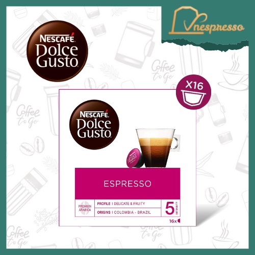 Cà phê viên nén DOLCE GUSTO Starbucks Limited (Dành cho máy Dolce Gusto) - Hộp 12 viên - Date dài