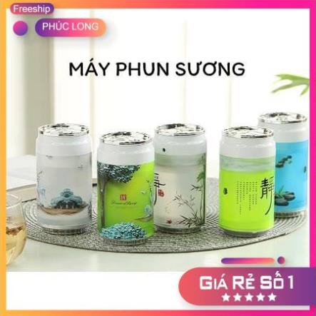 Hàng Cao Cấp - Máy Phun Sương, Tinh Dầu Hình Lon Nước Tạo Độ Ẩm Cho Phòng Điều Hòa