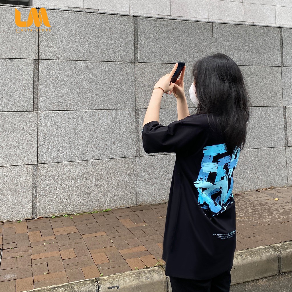 Áo thun Fearow Paint Brush Tee / Đen Áo Thun Tay lỡ nam nữ, áo phông unisex from rộng Oversize-Limita Store-(V39)
