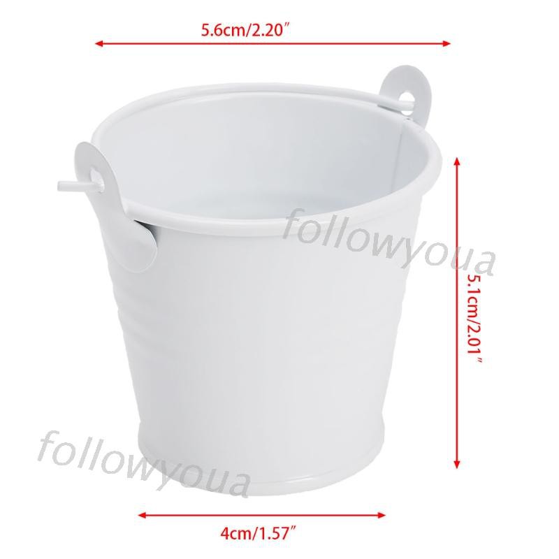 Chậu Hoa Mini Bằng Kim Loại