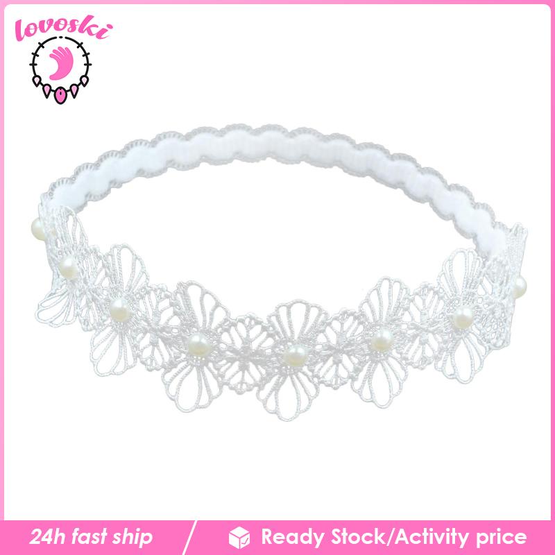 Vòng Ren Lưới Thêu Hoa Đeo Chân Cho Cô Dâu